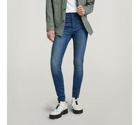 G Star Raw Womens G-Star RAW Kafey Ultra High Skinny Jeans - Blue Cotton - Size 25W/30L