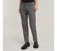 G Star Raw Womens G-Star RAW Kate Boyfriend Pants - Grey Cotton - Size 31W/34L