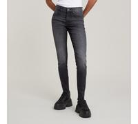 G Star Raw Womens G-Star RAW Lhana Skinny Jeans - Black Cotton - Size 24W/30L