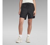 G Star Raw Womens G-Star RAW Lintell Shorts - Black Cotton - Size 26 (Waist)