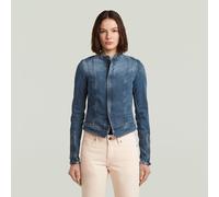 G Star Raw Womens G-Star RAW Lynn Zip Grip Slim Jacket - Navy - Size Medium