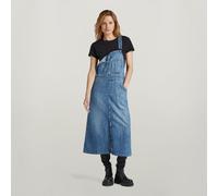 G Star Raw Womens G-Star RAW Midi Dungaree Dress - Navy - Size 2XS