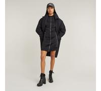 G Star Raw Womens G-Star RAW Moto Fitted Dress - Black - Size Large