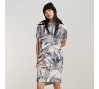 G Star Raw Womens G-Star RAW Printed Loose T-Shirt Dress - Multicolour Cotton - Size Small