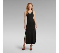 G Star Raw Womens G-Star RAW Racer Slip Dress - Black Cotton - Size X-Small