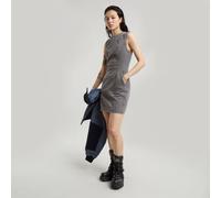 G Star Raw Womens G-Star RAW Shift Dress - Grey Cotton - Size Large