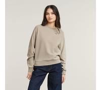 G Star Raw Womens G-Star RAW Sleeve Construction Sweater - Beige Cotton - Size X-Small