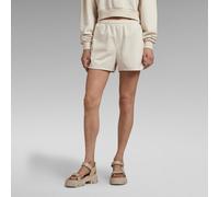 G Star Raw Womens G-Star RAW Sport Shorts - White Cotton - Size Medium