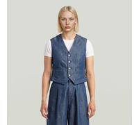 G Star Raw Womens G-Star RAW Summer Vest - Navy Cotton - Size 2XL