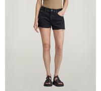 G Star Raw Womens G-Star RAW True Shorts Raw Edge - Black Cotton - Size 33 (Waist)