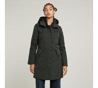 G Star Raw Womens G-Star RAW Vodan Padded Hooded Slim Parka - Grey - Size Small