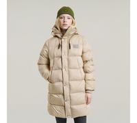 G Star Raw Womens G-Star RAW Whistler Parka Puffer - Beige - Size Medium