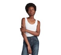G-STAR RAW Women's Slim Fit Basic Round Neck Tanktop, White D07210-3310-110 (XS)