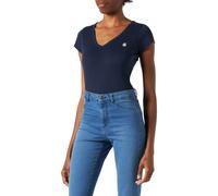 G-Star RAW, women's T-shirt Eyben slim v t wmn s\s, sartho blue, XXS