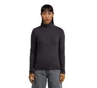 Regular Mock T-Shirt - Black - Women XS