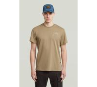 G-Star Script R T Beige/khaki size S | Basic T-Shirts Outlet | Men | Brown S
