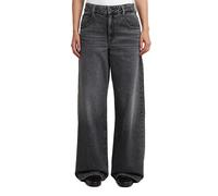 Skater Long Pocket High Loose Jeans - Grey - Women 32-30