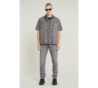 Slanted Double Pocket Regular Shirt - Grey - Men L