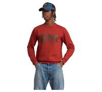 G-star Stacked Old Skool Logo Sweatshirt Red S Men