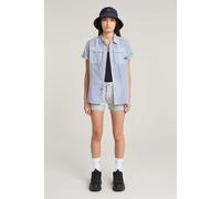 G-Star True Short Raw Edge Beached Faded Clifton Blue size W27 | Shorts Outlet | Women | Blue