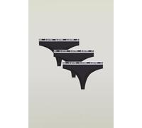 G-Star Underwear Rhodonite 3 Pack Brazilian Briefs Black size L | Underwear Outlet | Women | Black L