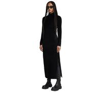 G-star Velvet Slit Long Sleeve Long Dress