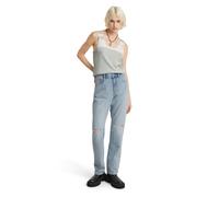 G-Star Viktoria High Straight Sun Faded Ripped Mirage Blue size W29L32 | Straight Jeans Outlet | Women | Blue W29L32