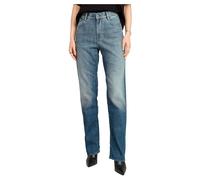 Viktoria High Straight Jeans - Medium blue - Women 29-32