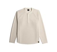 Waffle Henley Relaxed T-Shirt - White - Men L