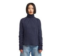 G-STAR Washed Loose Turtle Knit Women's, Blue (Osaka Blue Gd D27172-d630-h193), XS