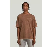 G-Star Washed Pocket R T Brown size XXL | Basic T-Shirts Outlet | Men | Brown XXL