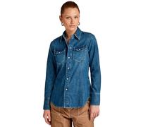 G-star Western Slim Fit Long Sleeve Shirt Blue XS Woman