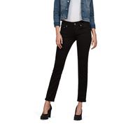 G-Star, women, jeans, straight, midge saddle mid straight black, W25 L32
