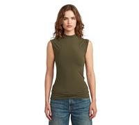 2nd Skin Mock T-Shirt - Green - Women M