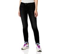 G-Star Women's 3301 Mid Skinny Jeans, Black (black iced flock D05889-C478-B699), 28W / 30L