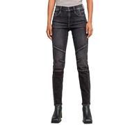 G-Star Women's Ace 2.0 Biker Slim Straight Jeans, Grey (worn in fossil D25285-D535-G734), 27W / 30L