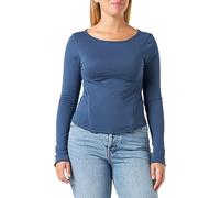 G-Star Women's Adjustable slim boat t ls wmn, Blue (rank blue D23804-4107-868), XS