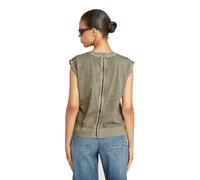G-Star Women's Back Zip Overdyed Top, Green (ensis green gd D26421-C261-G544), XS