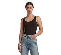 Basic Round Neck Tanktop - Black - Women M