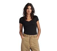 G-star Base Short Sleeve V Neck T-shirt Black 2XS Women