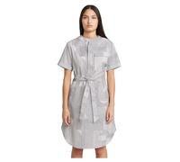 G-star Belted Short Sleeve Dress Grey S Woman