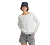G-Star Women's Boat Neck Loose Sweater, Grey (lt chalk D24579-A970-1284), XS