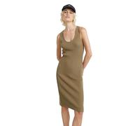 G-star Bodycon Ribbed Sleeveless Dress Brown L Woman