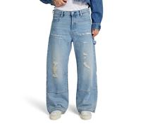 G-Star Women's Bowey 3D Carpenter Loose Jeans, Blue (sun faded fogbow restored D24354-D436-G673), 32W / 30L