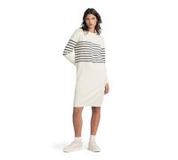 G-Star Women's Broken Stripe Knitted Dress , Beige/khaki (antique white D24515-D563-G286), S