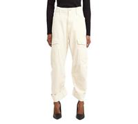 G-STAR Women's Cargo 3D Boyfriend Pants, WHITE (dk talc gd D27022-E078-D063), 27