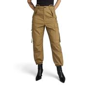 G-star Cropped Drawcord Cargo Pants Brown 24 Woman