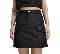 Cargo Mini Skirt - Black - Women 28