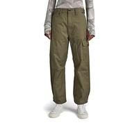 G-Star Women's Cargo Relaxed Pants, Green (shadow olive D22141-D194-B230), 25