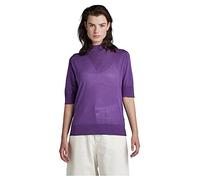 G-Star Women's Core Mock Neck Knitted Sweater, Purple (dk violet D21962-D166-5616), M